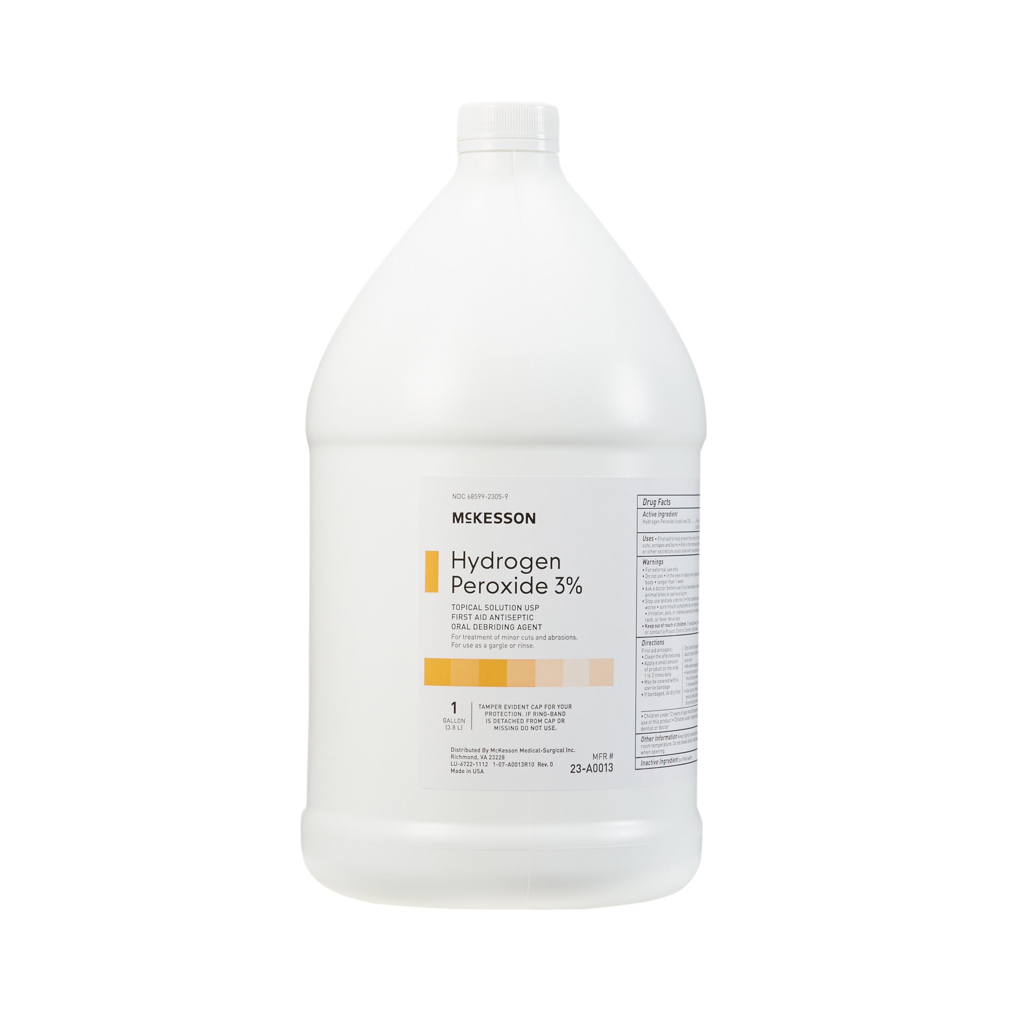 McKesson Hydrogen Peroxide Antiseptic, 1-gallon bottle MK 139307