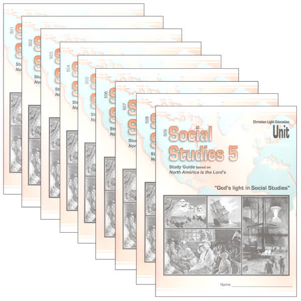 Christian Light Social Studies 501-509 LightUnit Set Sunrise Edition
