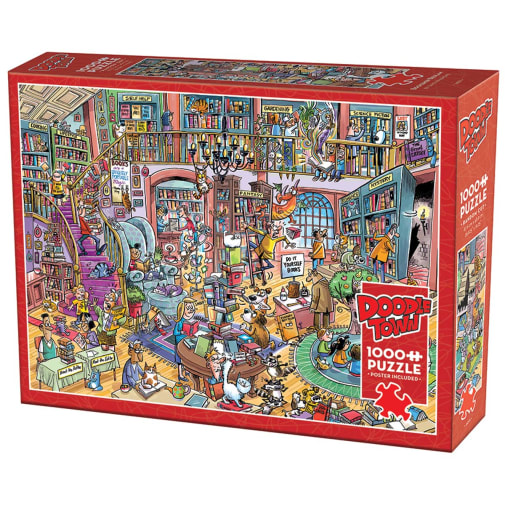 Doodle Town: Portage Pandemonium Puzzle (1000 Pieces)