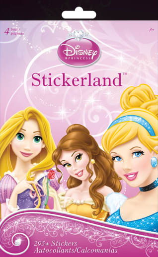 Disney Princess Stickerland Pad - 4 Page
