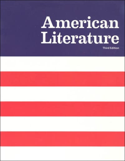 BJU Press American Literature Student Text 3rd Edition (new paper)