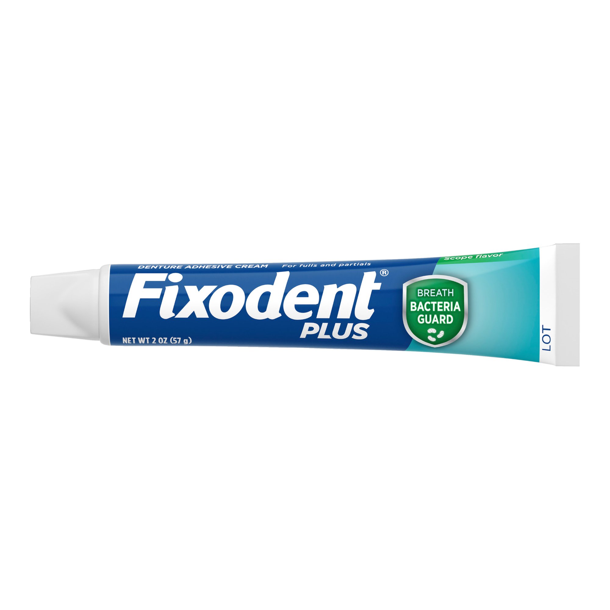 Fixodent Plus Denture Adhesive Cream Breath Bacteria Guard MK 1231752