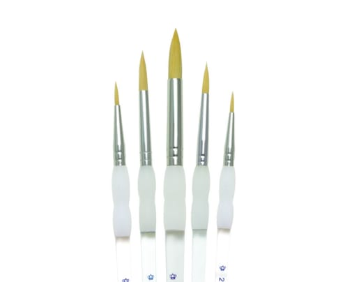 Royal & Langnickel Soft Grip Round Paint Brush Set (5 piece)