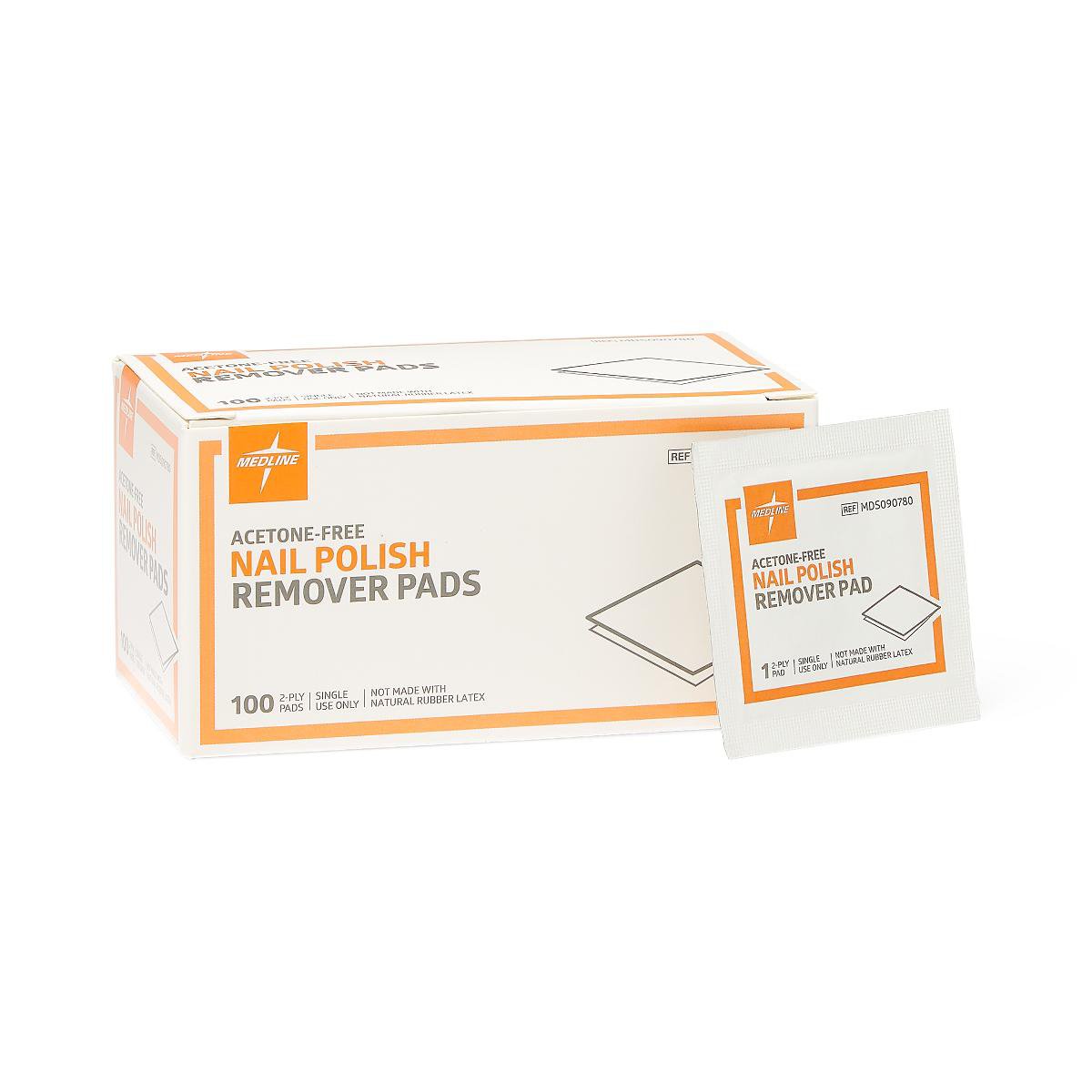 Nail Polish Remover Pad Medline 1-1/4 X 3 Inch MK 288622