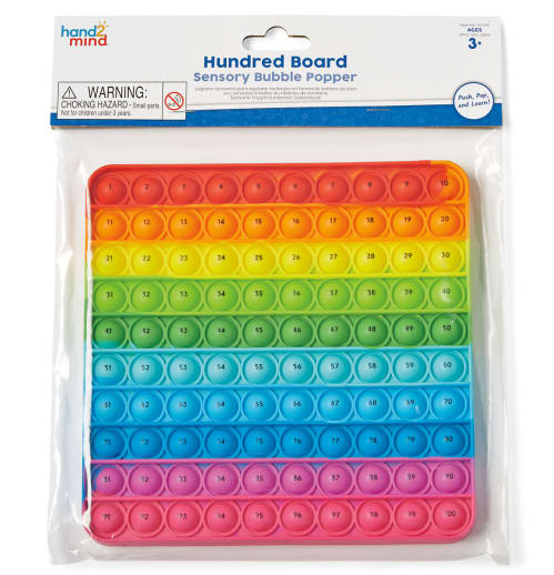 Hundred Board Sensory Bubble Popper