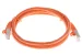 4ft Orange Shielded CAT6 Ethernet Patch Cable, Snagless Boot