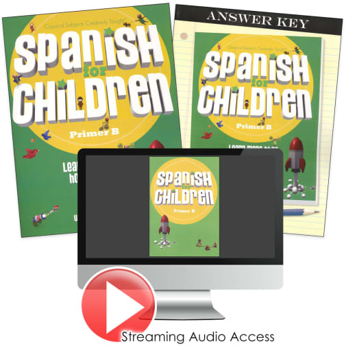 Spanish for Children Primer B Program with Streaming Video and Audio