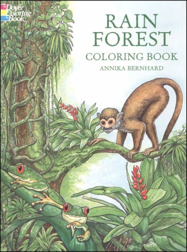 Rain Forest Coloring Book