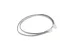 RJ11 Straight Modular Telephone Cable, Silver, 2ft, 6P/4C