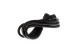 AC Power Cord, C14 to C13, 14 AWG, 5ft, Black