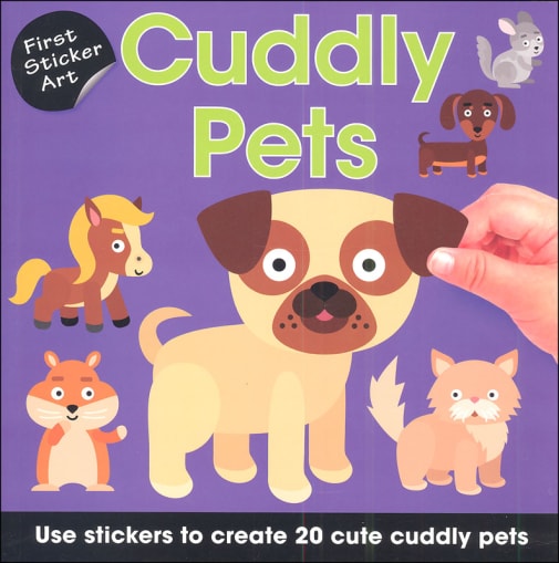 First Sticker Art: Cuddly Pets