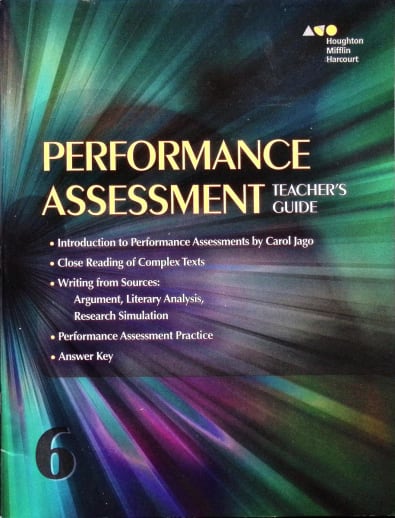 Collections Performance Assessment Teacher's Guide Grade 6