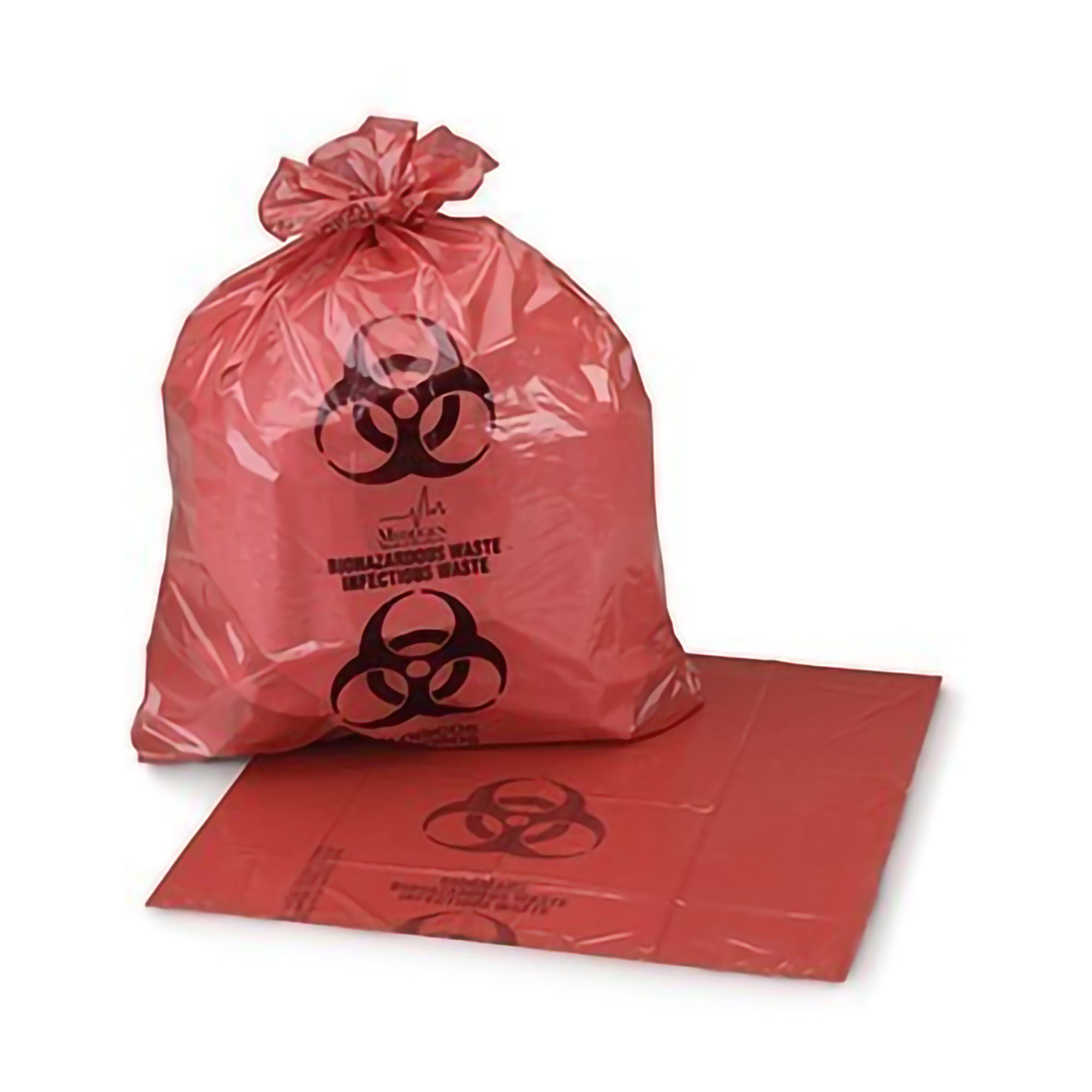 Medegen Biohazard Waste Bag, 1  3 gallon Capacity, 11 x 14.5 Inch MK 512387