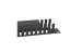 1U Cable Manager 24-Finger Duct with Cover