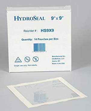 HydroSeal IV Site Barrier Protector, 9 x 9 Inch MK 1136592
