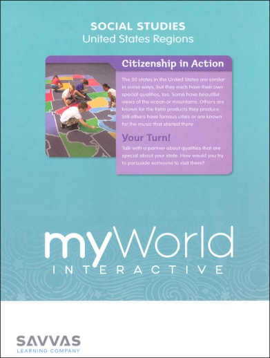 myWorld INTERACTIVE 世界地理 Savvas