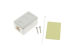 Keystone Surface Mount Box, 1 Port, White