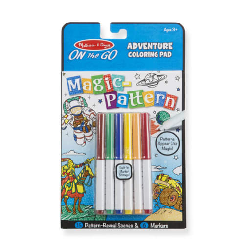 Melissa & Doug Magic-Pattern Coloring Pad On the Go Adventure