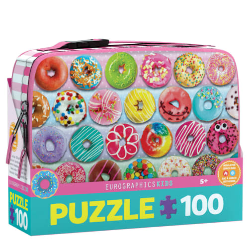 Eurographics Delightful Donuts Collectible Lunch Bag Puzzle (100 pieces)