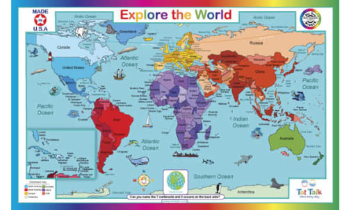 Explore the World Placemat