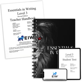 Essentials in Writing Level 3 Bundle (Textbook and Online Video