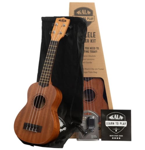 Kala Learn to Play Ukulele Starter Kit - Soprano