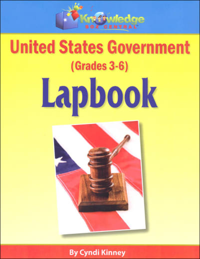 United States Government Lapbook Printed (Grades 3-6)
