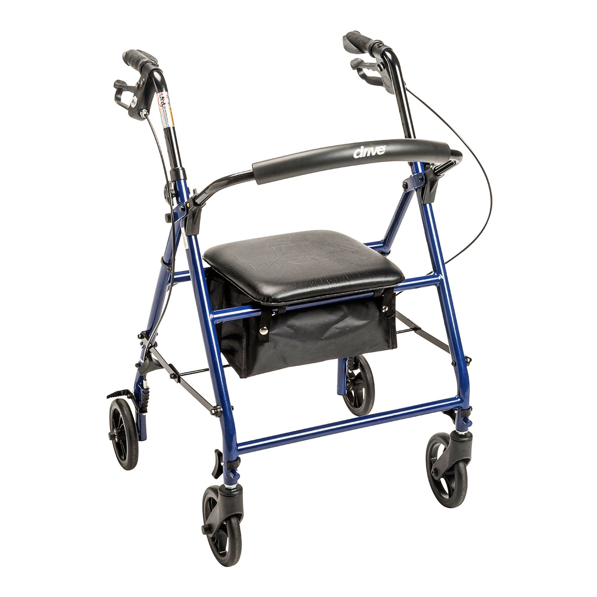 drive Steel Rollator with 6 Inch Wheels, Blue MK 1196512