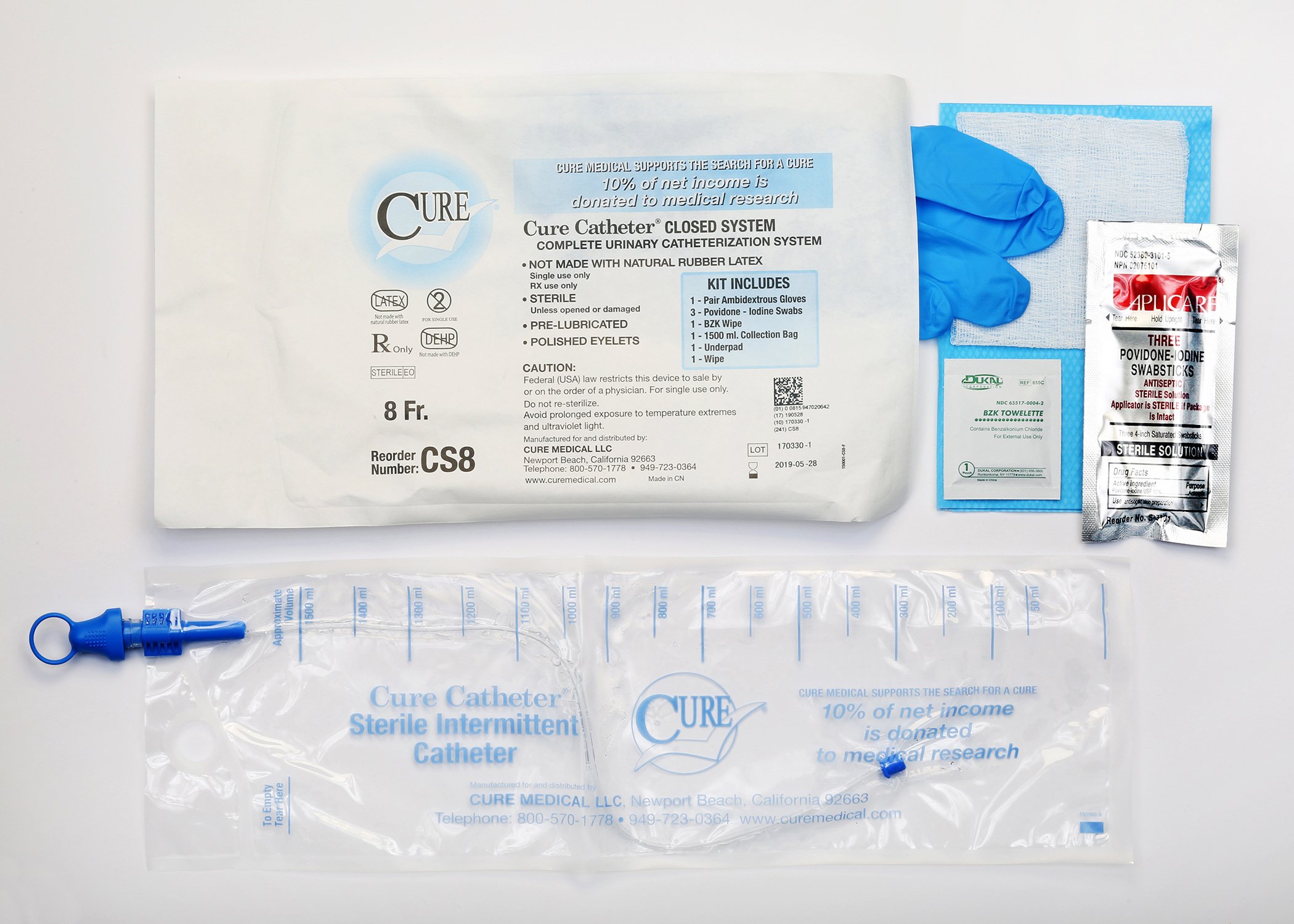 Cure Catheter Intermittent Catheter Kit MK 771951