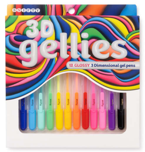 3D Gellies: Glossy (Set of 12)