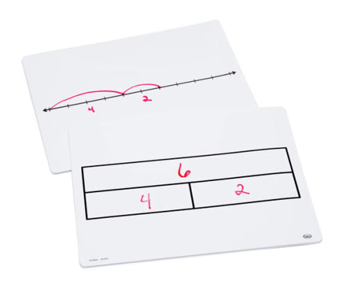 Write-On/Wipe-Off Part-Part-Whole/Number Line Mat