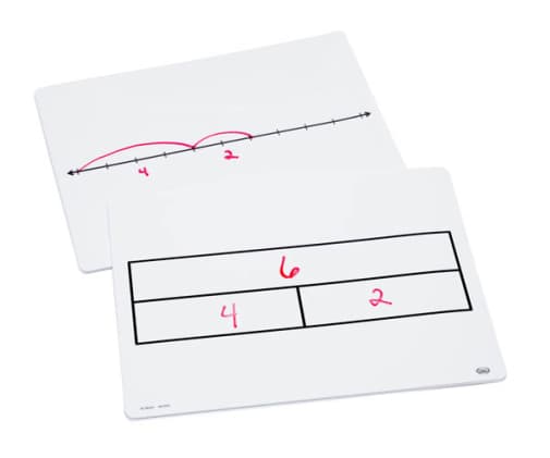 Write-On/Wipe-Off Part-Part-Whole/Number Line Mat