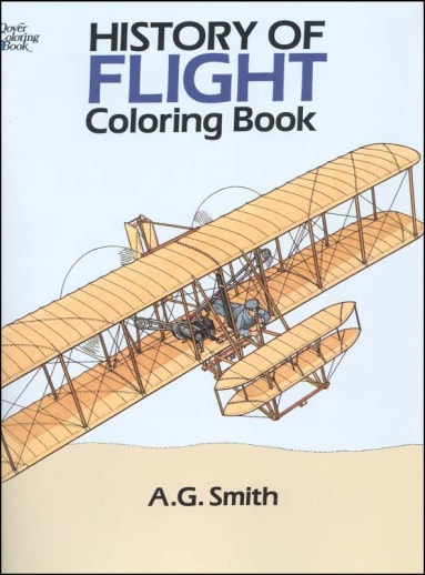 History of Flight Coloring Book