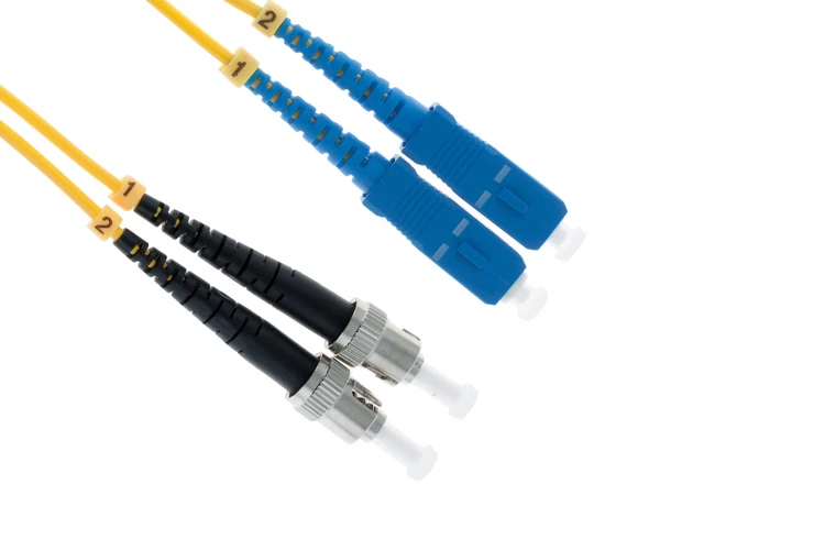 5 Meters SC-ST OS2 UPC Fiber Patch Cable, 9/125 Singlemode Duplex