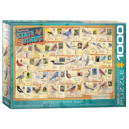 Eurographics American State Birds 1000-piece Jigsaw Puzzle