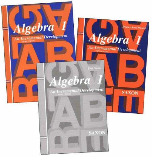 Saxon Algebra 1 Homeschool Kit 3rd Edition