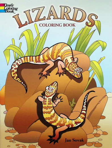 Lizards Coloring Book