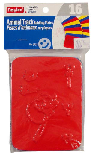 Animal Track Rubbing Plates (16 plates)