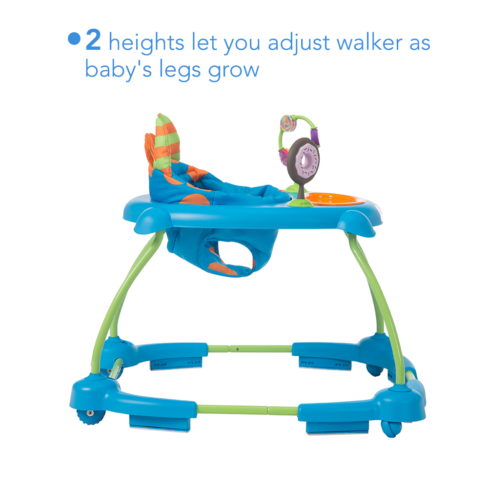 Cosco Simple Steps Interactive Baby Walker, Silly Sweet Tooth Monster