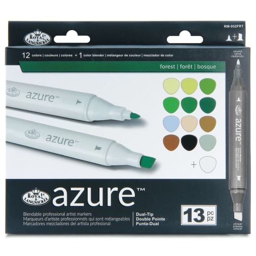 Azure Forest Color Marker Set (13 piece)