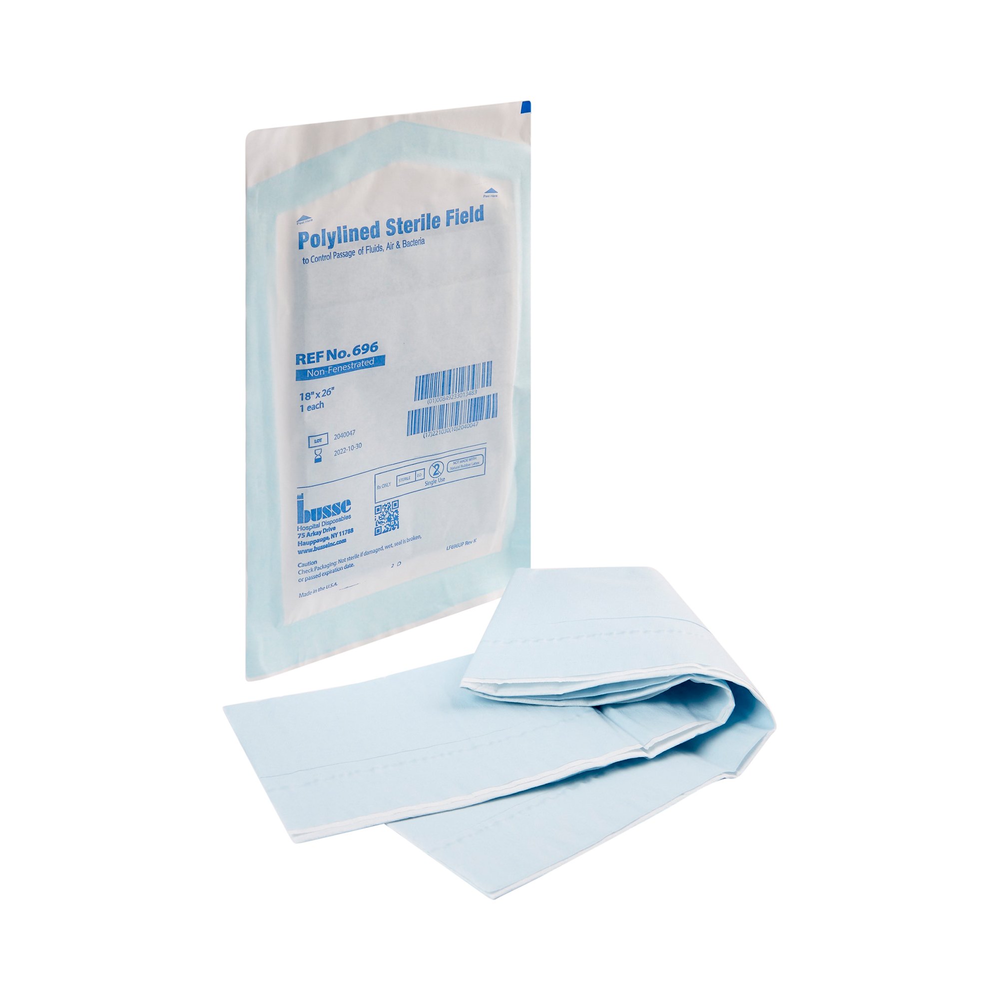 Busse Hospital Sterile Field General Purpose Drape, 18 x 26 Inch MK 153440