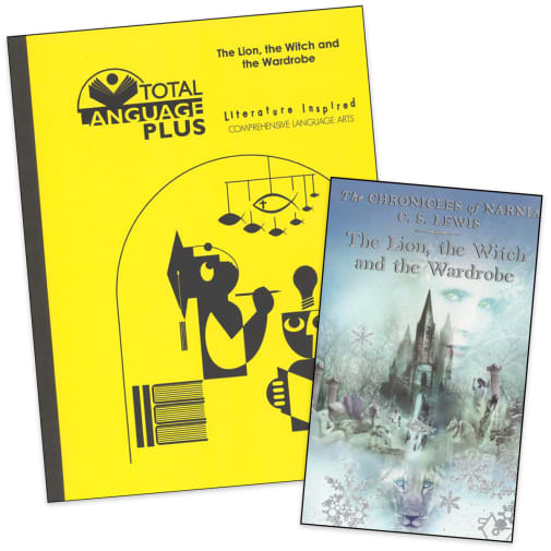 The Lion, Witch, and the Wardrobe: Total Language Plus Study Guide and Book