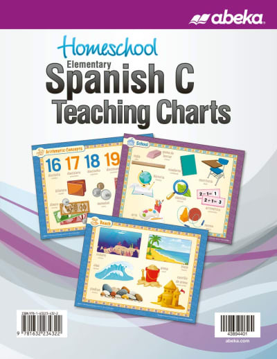 Homeschool Elementary Spanish C Teaching Charts (438944)