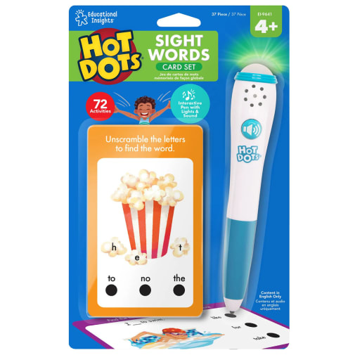 Hot Dots Sight Words Card Set