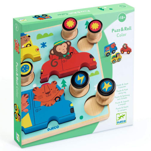 Puzz & Roll Color Wooden Puzzle