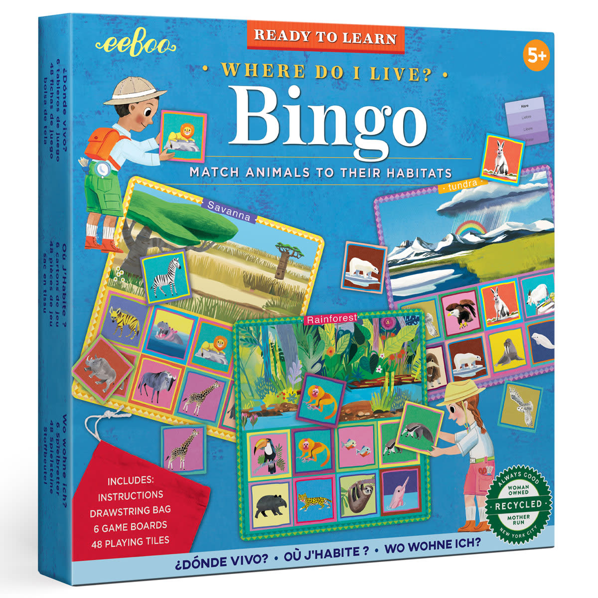 Where Do I Live? Bingo Game