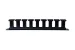 Great Lakes 2RU Horizontal Single-Sided Cable Organizer w/ Cover