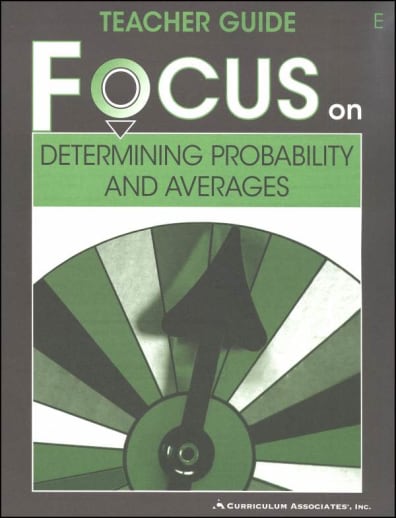 Determining Probability and Averages Teacher Guide E