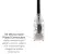 Cat6 Slim Ethernet Patch Cable, Snagless, 25 ft, Black
