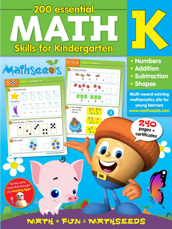 Mathseeds Math Workbook Grade K